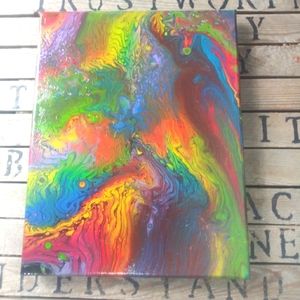 11” x 14" Stretched Canvas Acrylic Painting